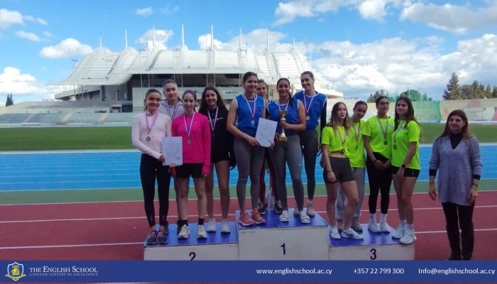 Senior Boys & Girls Athletics Teams at Nicosia Competition